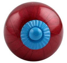 Neon Cherry Turquoise Fitting Round Ceramic Knob